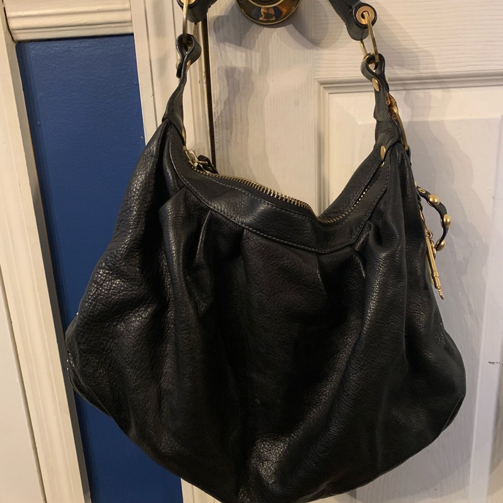 Black Leather Women's Bag
